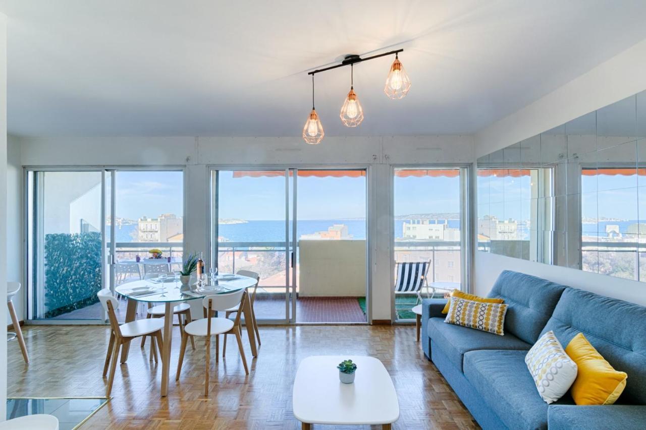 Vue Feerique Sur La Mer - Air Rental Марсель Экстерьер фото