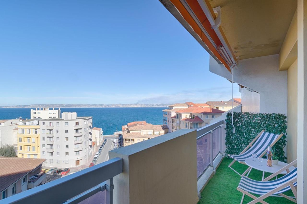 Vue Feerique Sur La Mer - Air Rental Марсель Экстерьер фото